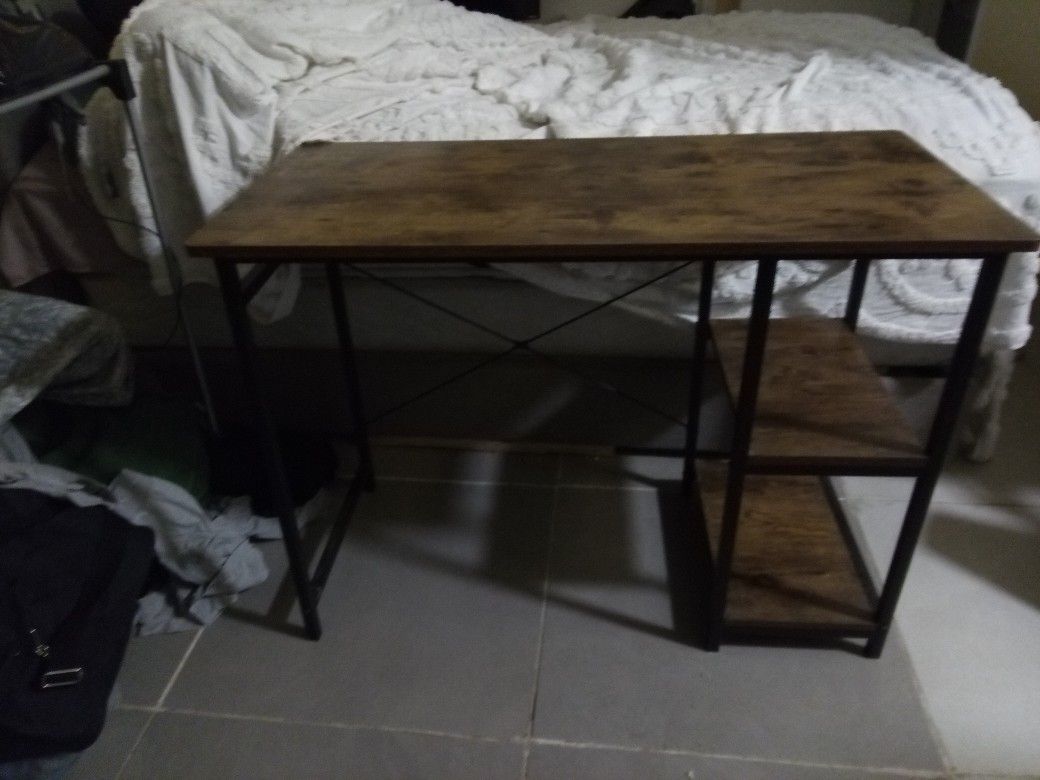 Small Espresso Brown Desk New