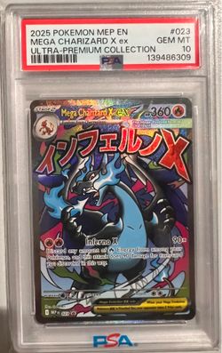 PSA-10 Mega Charizard X ex Promo 023 GEM MT