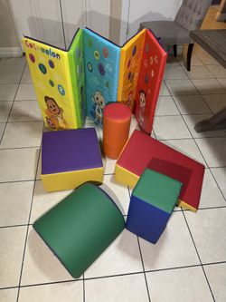 Baby Gym Play Foam Climbing Foam Blocks And Mat