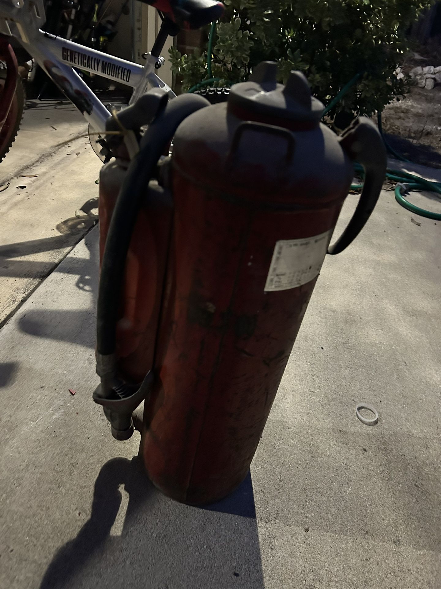 Vintage fire extinguisher