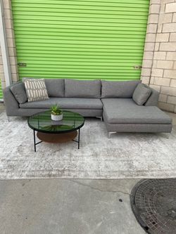 *Free Delivery* Gray Sectional Couch Sofa