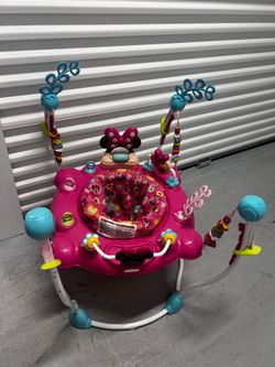 Baby Pink Disney bouncer exerciser