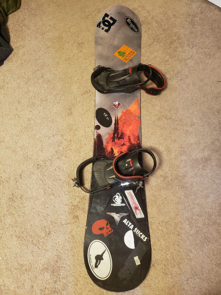 Snow Board And Boots