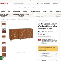 World Market Media Console