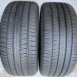 Two Tires 275/50/20 Pirelli Scorpion Zero Like New With 80-90% Left Excellent Pair 