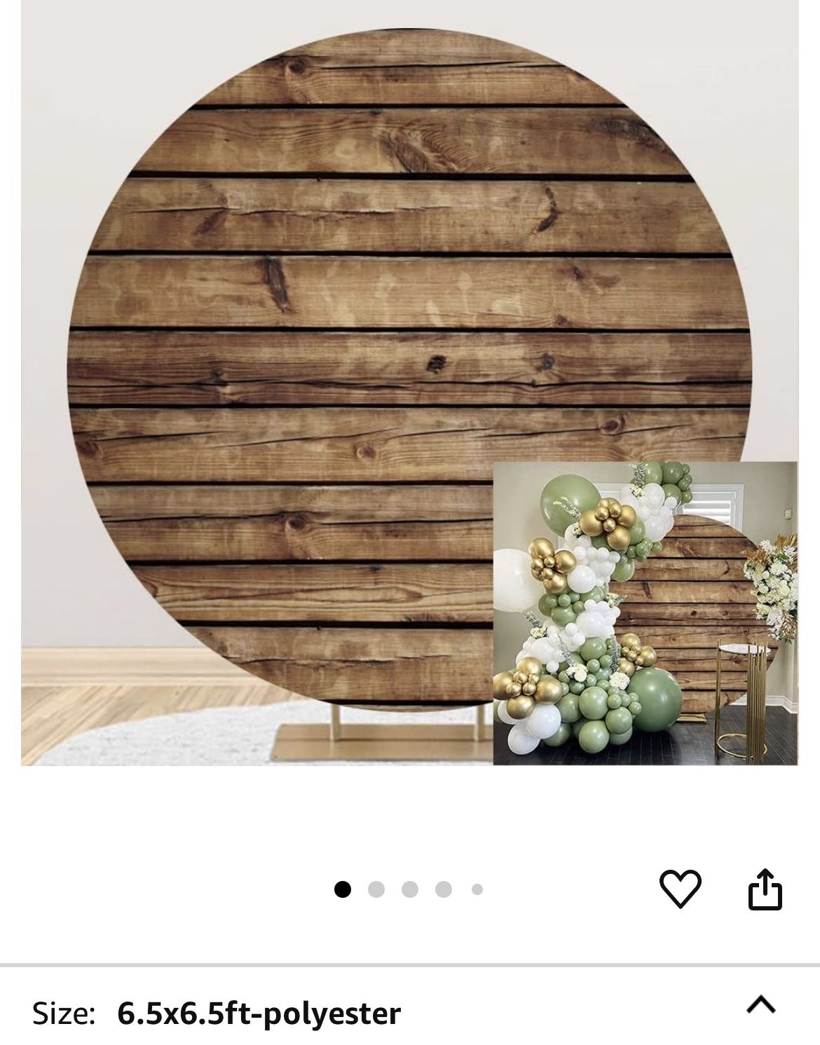 Faux Wood Backdrop