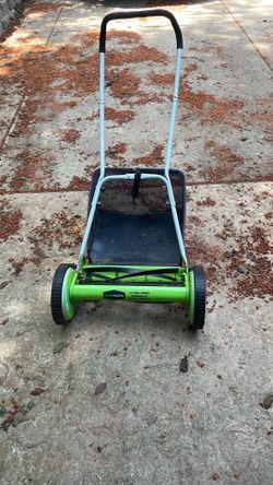 Green works 16” reel mower