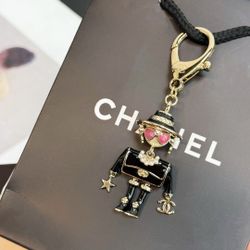Chanel Key rings Robot Keychain 