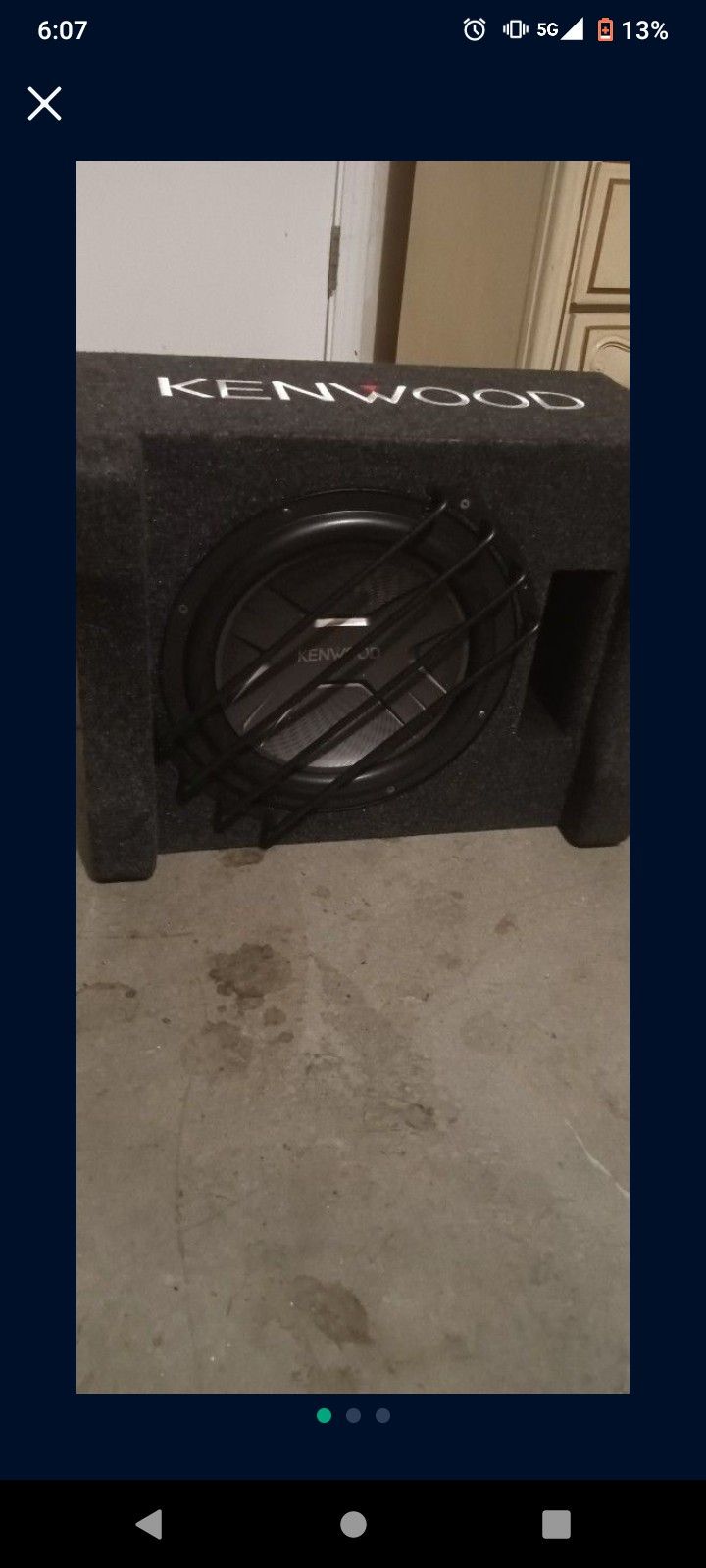 Brand New Kenwood 12"Subwoofer
