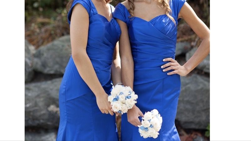 royal blue prom/bridesmaid dress size 0
