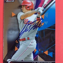Autograph Card Signed By Phillies J.t. Realmuto.