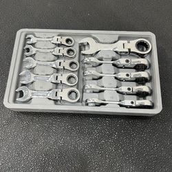 Gearwrench Metric Ratcheting Flex Wrench Set 