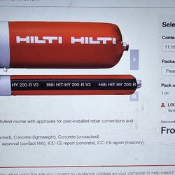 HILTI Epoxy & Epoxy Electric Gun
