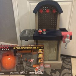 Little Tikes Tool Bench With A Set Of New Tools