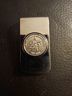 Franklin Mint 25 Anniversary money clip