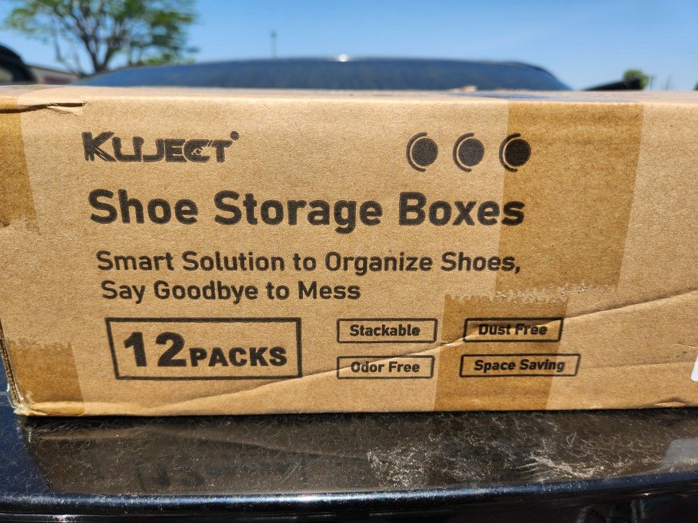 KUJECT Stackable Shoe Storage Boxes β 12-Pack (Black)
Brand New β Modular, Dust-Free, Easy Access