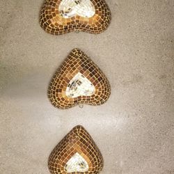 Hand made glass Art from Mexico $75-150 per set of three
