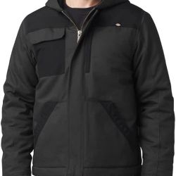 Dickies Jacket Hooded Black Size L ONLY!