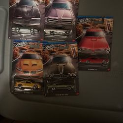 Hot Wheels Pontiac Set