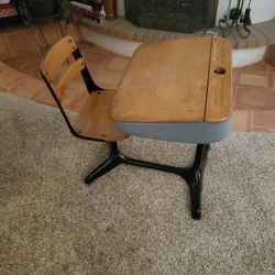 Vintage School Desk