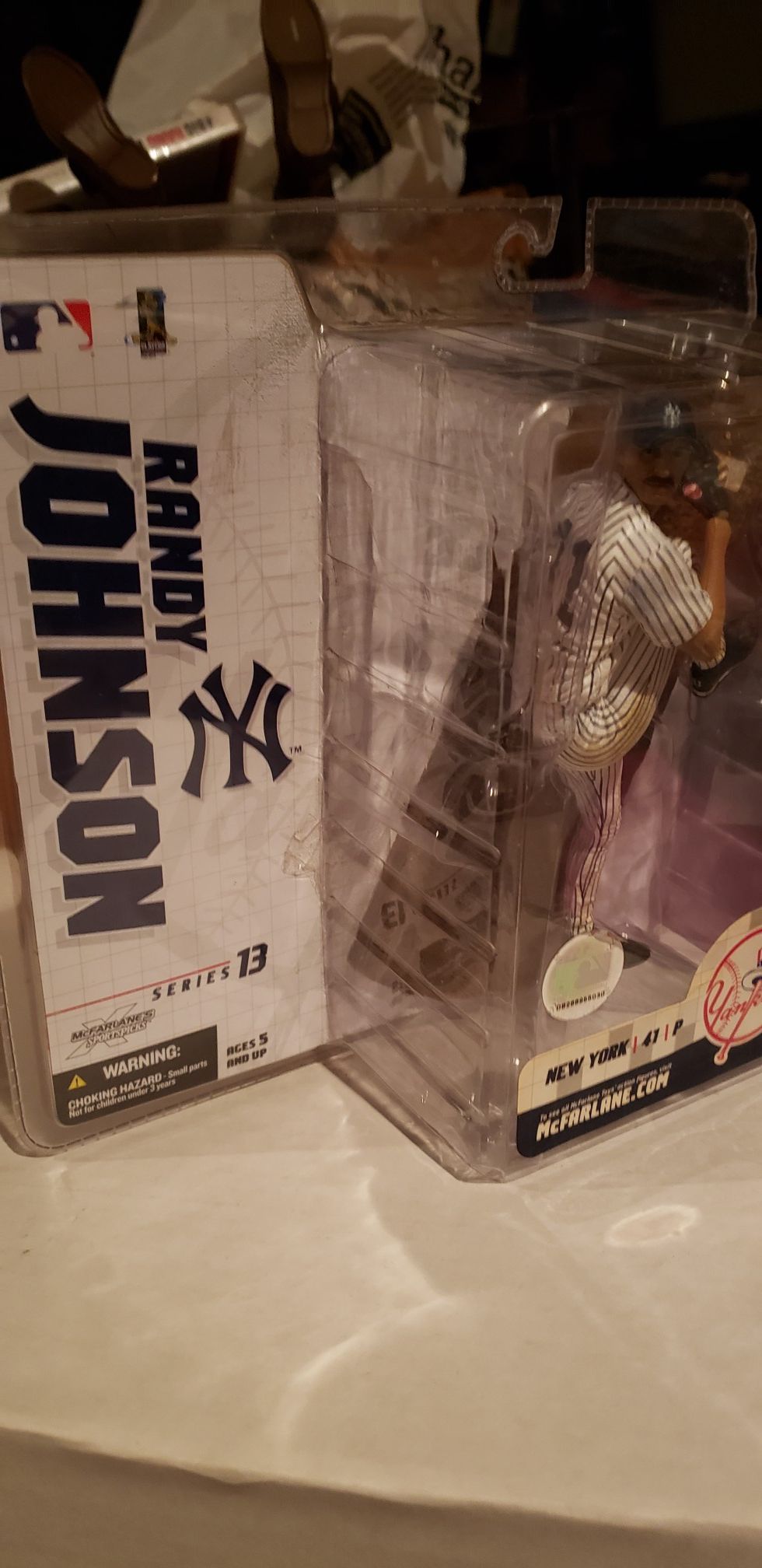 Ny Yankees pitcher Randy Johnson Mcfarlane action figure