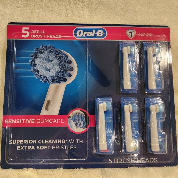 ORAL B REFILL BRUSH HEADS - 5 Pack