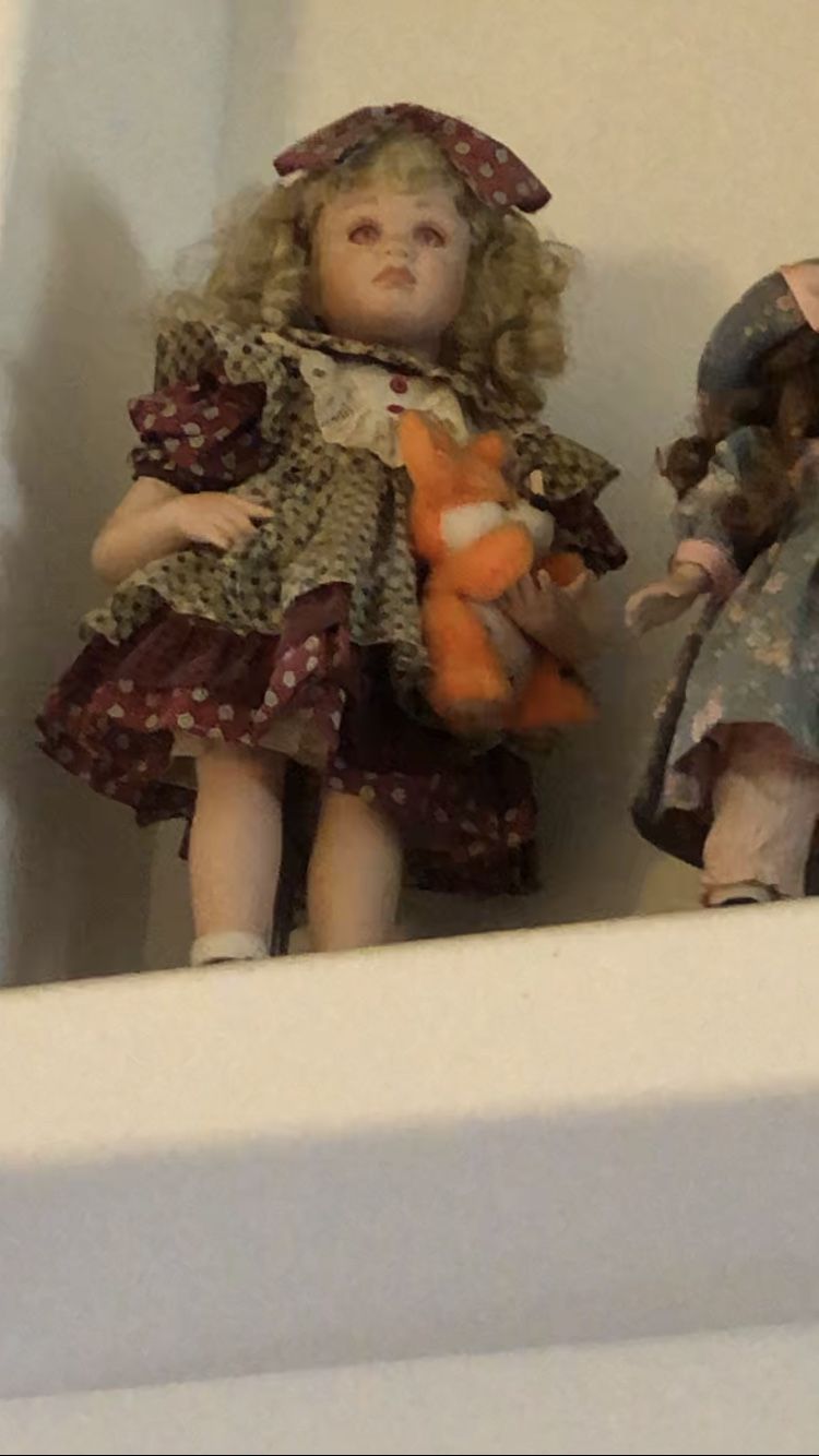 Porcelain collectible dolls
