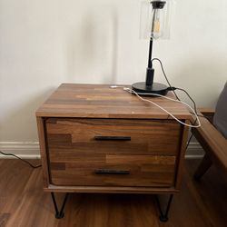 Mid Century Bedside Table 