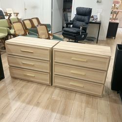 Night Stand Set 2 Oversized Extra Large Nightstands Set of 2 Tall Bedside Side Table with 3 Drawers Storage Modern End Tables Wide Night Stands for Be