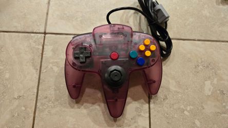 N64 Controller - Transparent Atomic Purple - Nintendo 64 Joystick