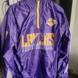 Los Angeles Lakers Windbreaker Athletic Track Jacket