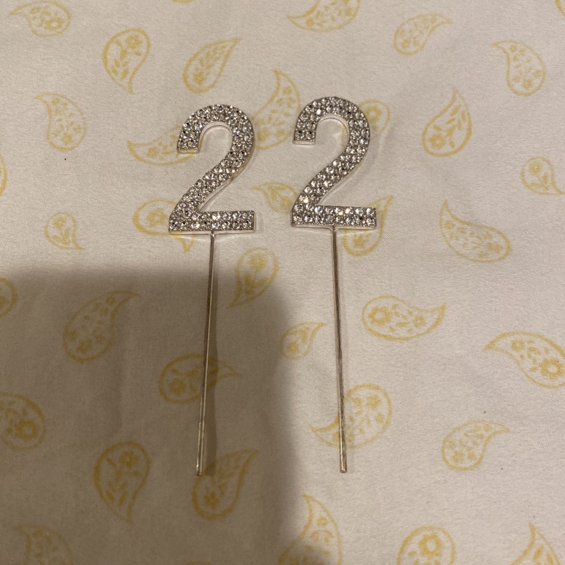 Number 2 Cupcake Toppers
