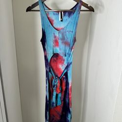 Maxi Sundress With Stomach Out