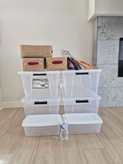 Storage boxes bins clothes hanger