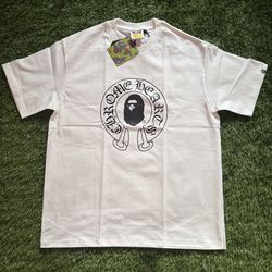 White Bape x Chrome Hearts Shirt
