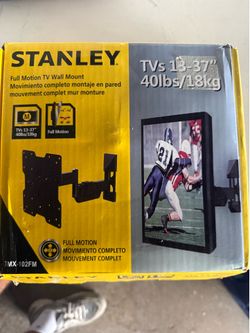 📺 New Stanley Full Motion TV Wall Mount 13"-37" (TMX-102FM) - Sealed Hardware 📺
