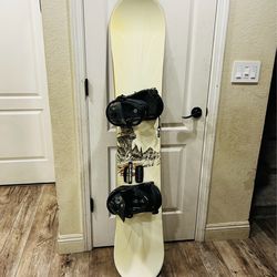 K2 SNOWBOARD WITH BINDINGS 162cm