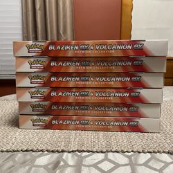Pokemon Blaziken ex & Volcanion ex Premium Collection 2025 Amazon Exclusive