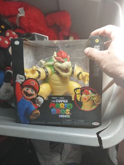 The Super Mario Bros. Movie Bowser Figure by Jakks