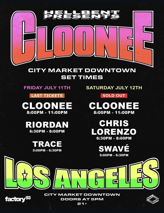 Cloonee Ticket Factory 93
