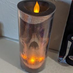 Skull Flickering Led Candle