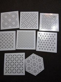 Scrapbooks stencils $1 each