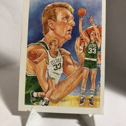 1990 NBA Hoops Larry Bird Boston Celtics Card #356