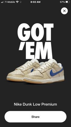 Nike Dunk Low  “Montreal bagel, Seasame” men’s 12.5