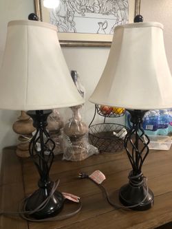 Pair of lamps