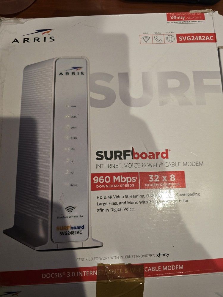 ARRIS SURFboard SVG2482AC DOCSIS 3.0 Cable Modem
