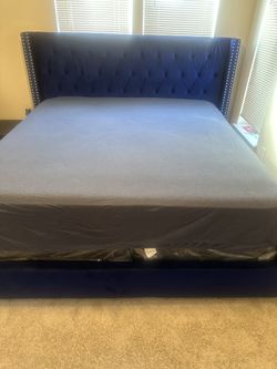 Royal Blue King Frame