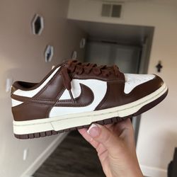 🤎 Nike Dunk Low “Mocha/Cream” – Women’s Size 7 – Very Lightly Worn 🤎