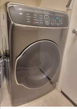 Samsung FlexDry Gas Dryer – Dual Dryer & Steam- Black Stainless Steel