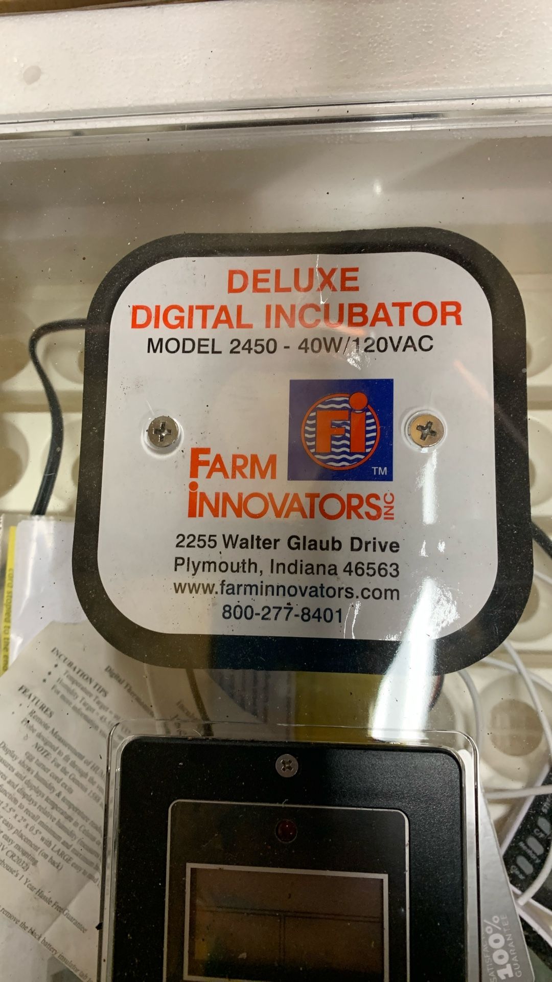 Air Incubators With automatic Egg Turner